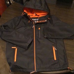 SuperDry Original Windtrekker (deep navy/orange)